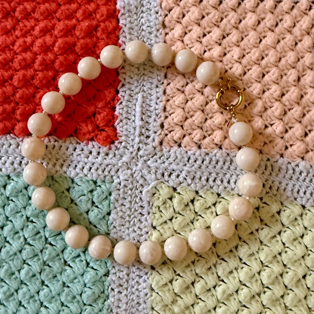 Sézane Danae Necklace - Ecru
